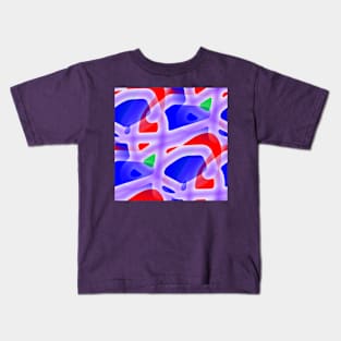 Purple, blue and red Kids T-Shirt